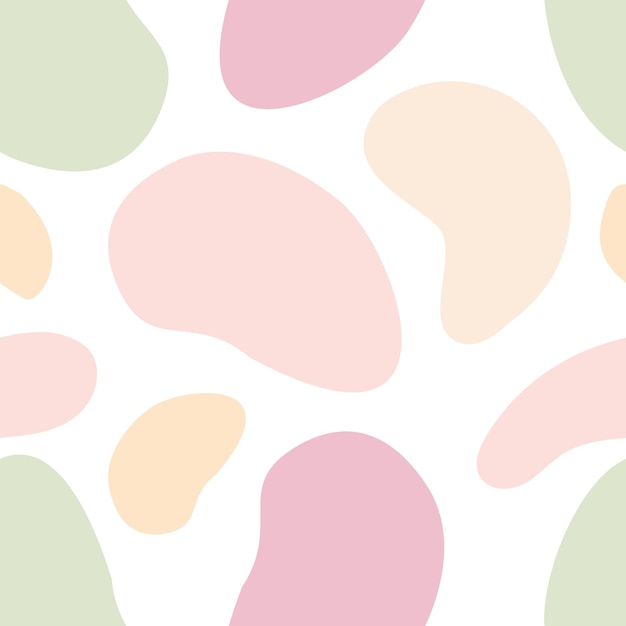 Seamless camouflage pattern of pastel colors