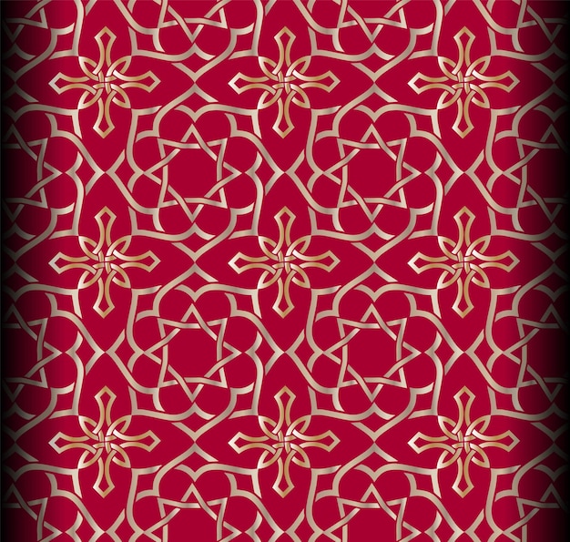 Seamless Celtic pattern print