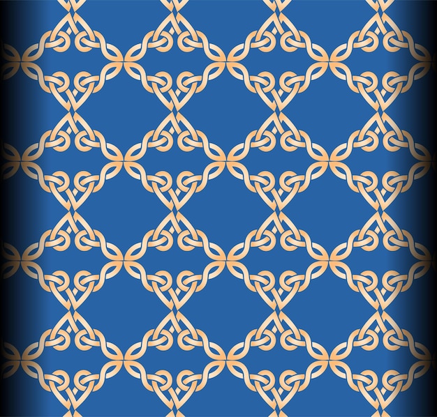 Seamless Celtic pattern print