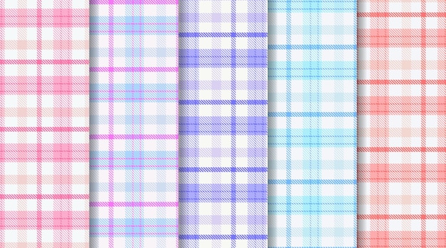 seamless check plaid pattern background