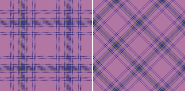 Seamless check vector Tartan plaid background Fabric pattern texture textile