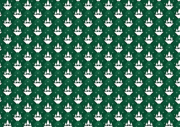 Vector seamless christmas fabric pattern design