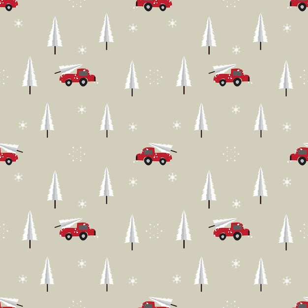 Seamless christmas pattern background