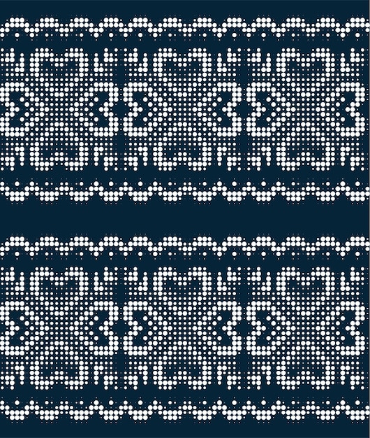 Seamless Christmas pattern in a dot eps 10