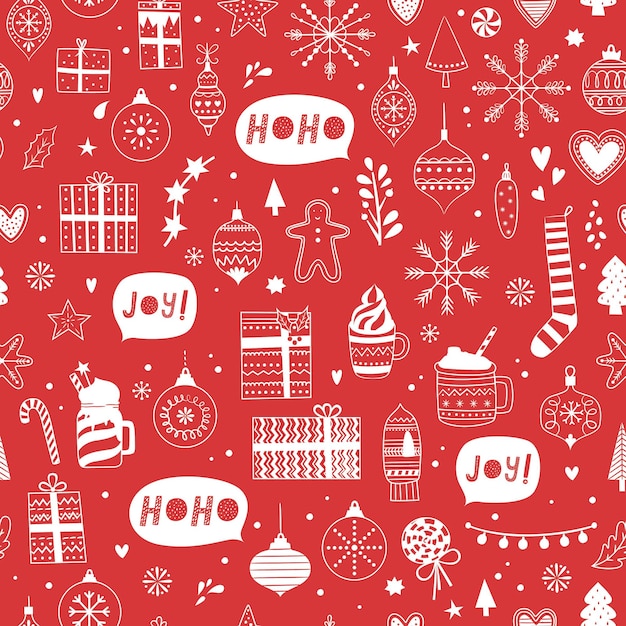 완벽 한 크리스마스 패턴 크리스마스와 겨울