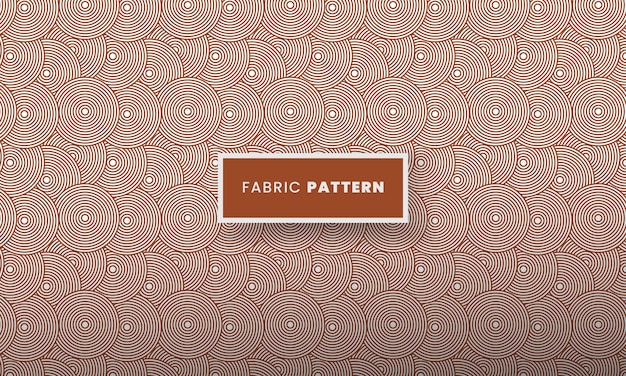 Seamless circle line fabric pattern fashion textile pattern with circle texture