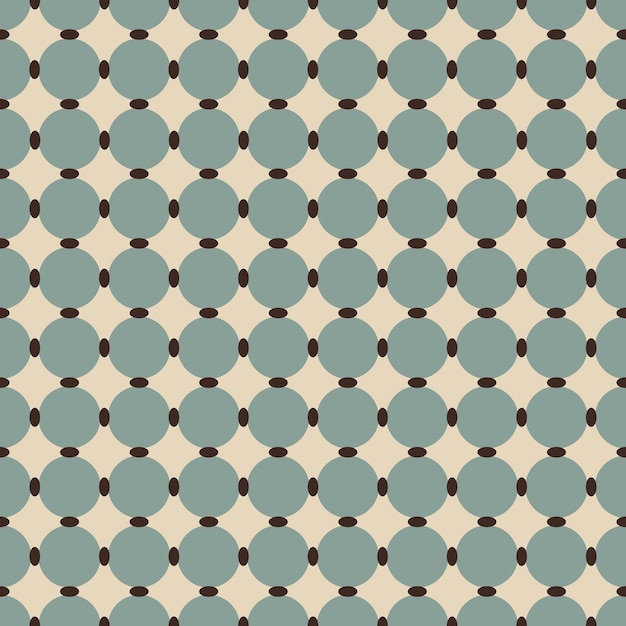 Seamless classic pattern of geometric shapes in soft colors