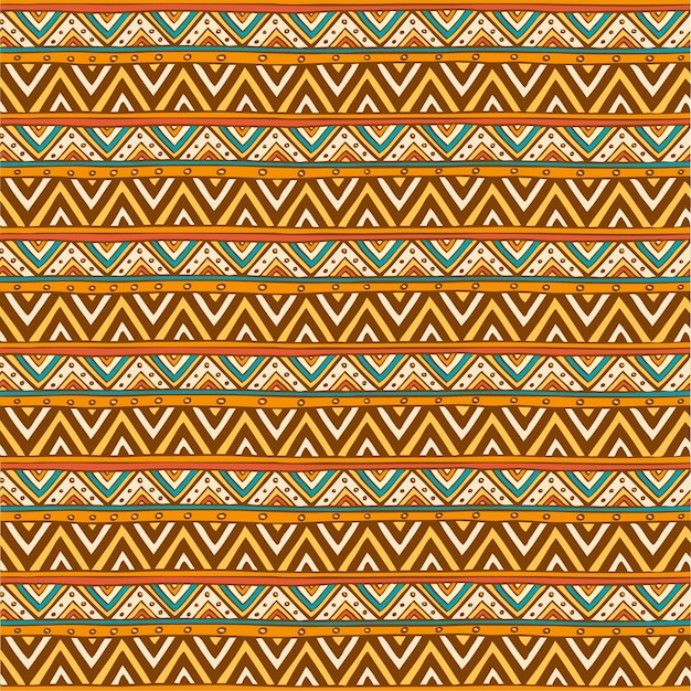 Seamless color ornament from geometric elements in ethnic zen st