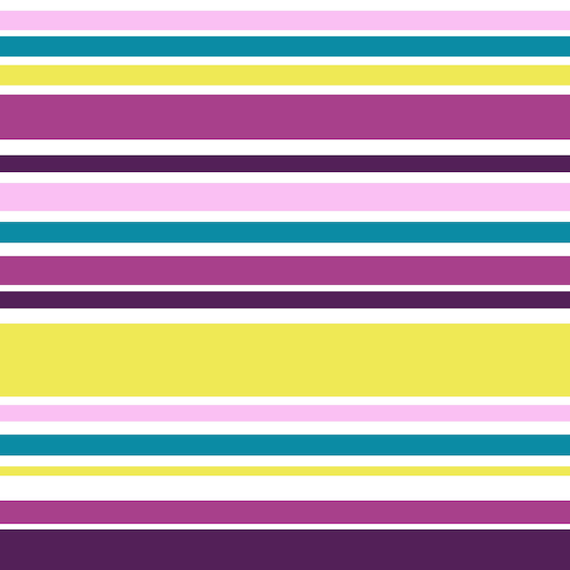 Seamless color pattern in a horizontal stripe