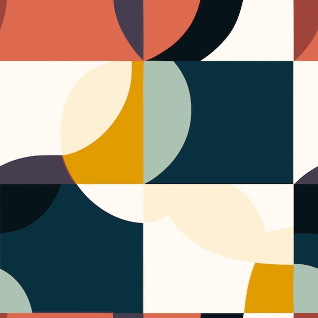 Vector seamless colorful abstract pattern