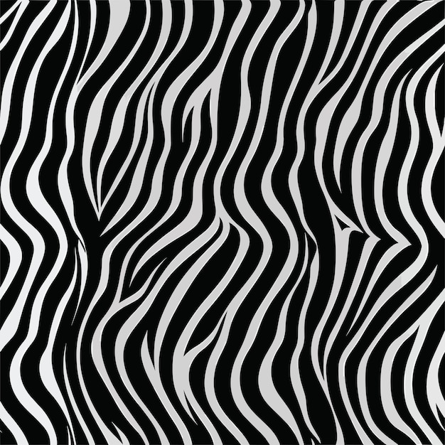 Seamless Colorful Abstract Zebra Pattern