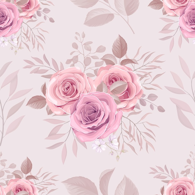 Seamless colorful floral pattern