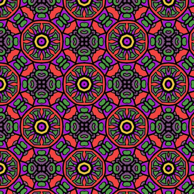Seamless Colorful ornament pattern. abstract Luxury ready for print