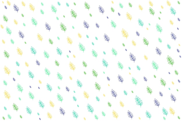 Seamless colorful pattern Vector floral background with flowers and beesAbstract flower pattern