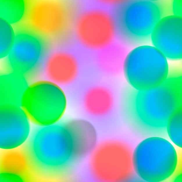 사탕 색상 벡터 일러스트 레이 션에 동그라미와 원활한 다채로운 패턴