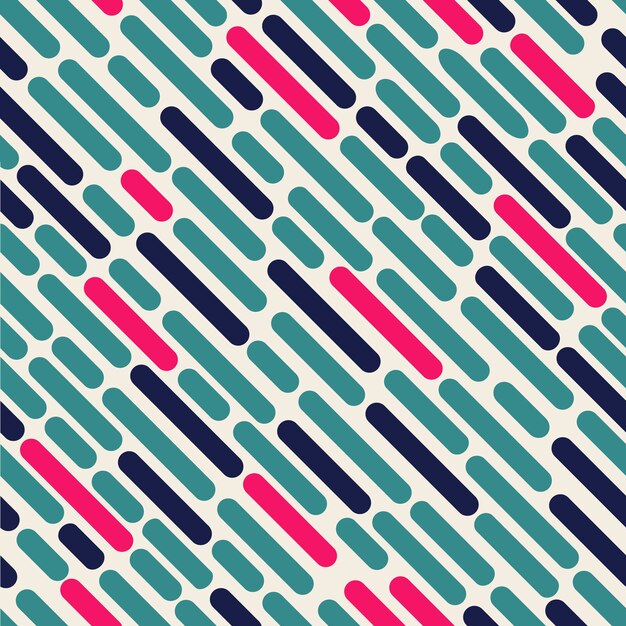 Vector seamless colorful stripe line pattern background