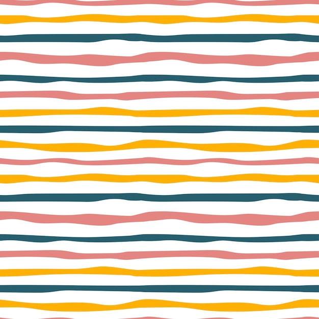 Seamless colorful striped background Vector