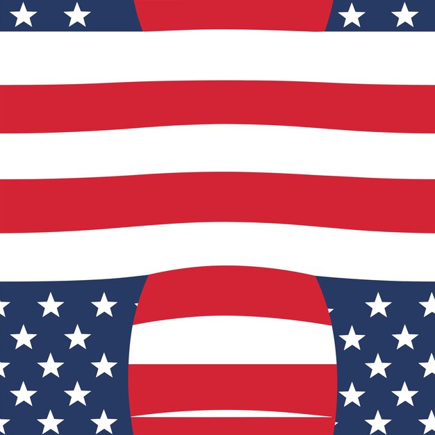 Seamless colorful usa pattern united states of americas design