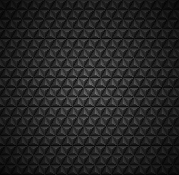 Seamless dark background pattern in triangle shapes