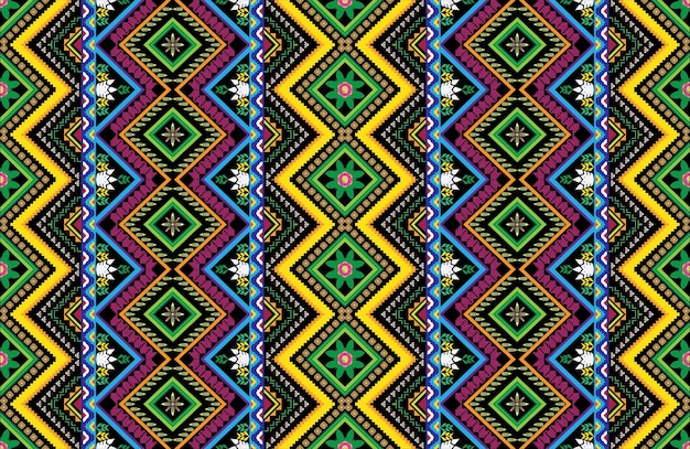 Бесшовный декоративный бохо Древний ручной рисунок этнического узора. этнические племенные границы, племенные бесшовные