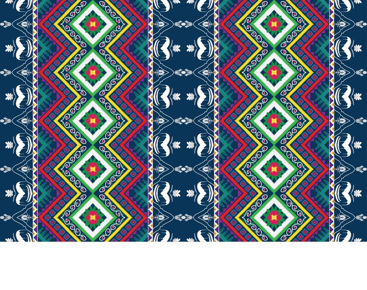 Vector seamless decorative boho ancient hand drawn ethnic pattern. ethnic tribal borders,tribal seamless