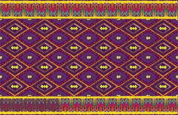 원활한 장식 Boho 고대 손으로 그린 에스닉 패턴. 민족 부족 테두리, 부족 원활한