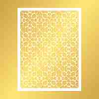 Vector seamless die cut decorative pattern template