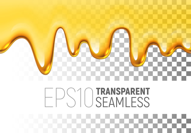 Vettore miele gocciolante senza soluzione di continuità
