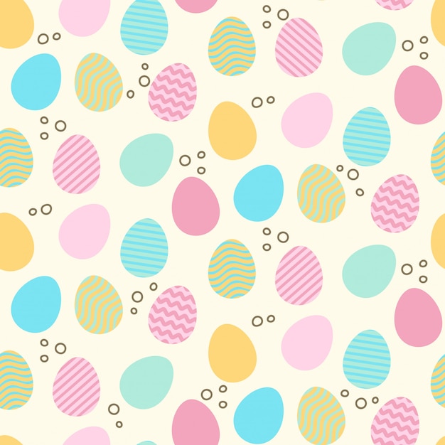 Seamless easter egg pattern