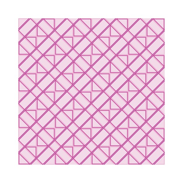 Motivo in tessuto geometrico rosa dolce etnico senza cuciture, stile decorativo carino amore san valentino illustrazione arte e concetto di amore