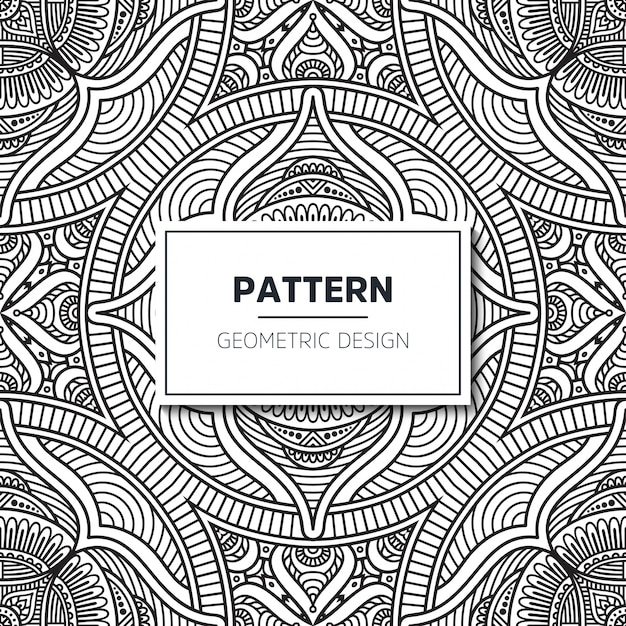 Seamless ethnic and tribal pattern