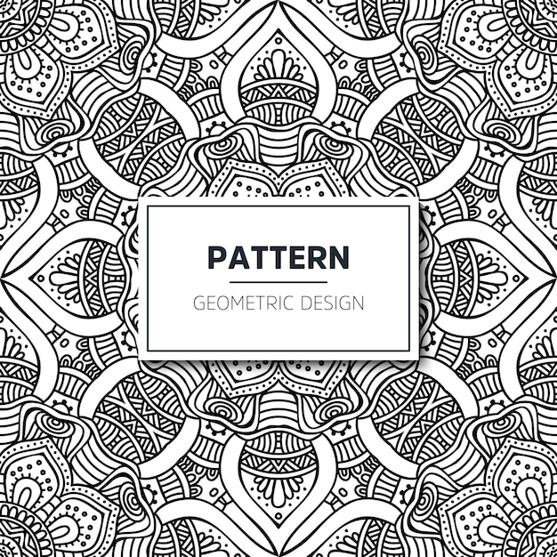 Seamless ethnic and tribal pattern