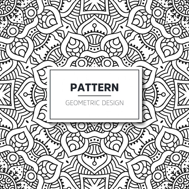 Seamless ethnic and tribal pattern