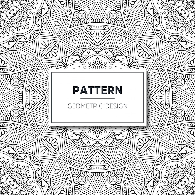 Seamless ethnic and tribal pattern