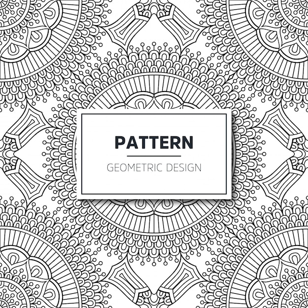 Seamless ethnic and tribal pattern