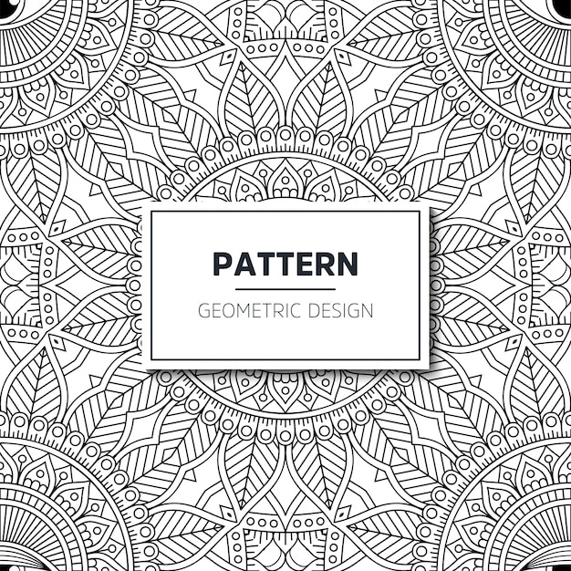 Seamless ethnic and tribal pattern