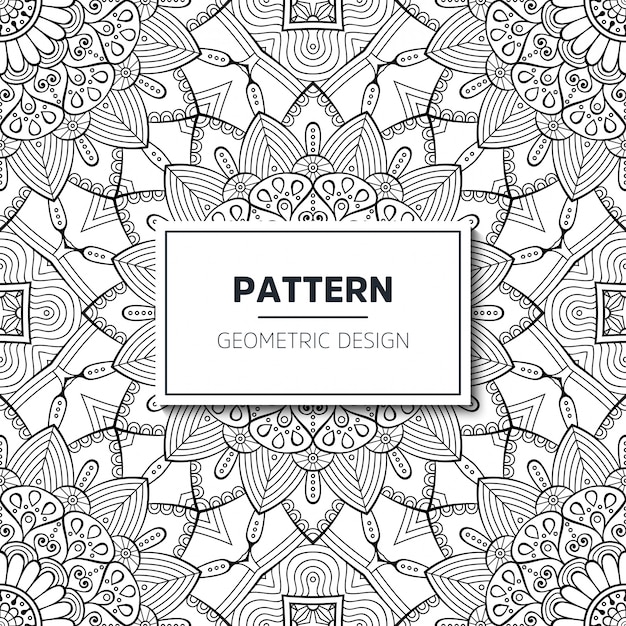 Seamless ethnic and tribal pattern