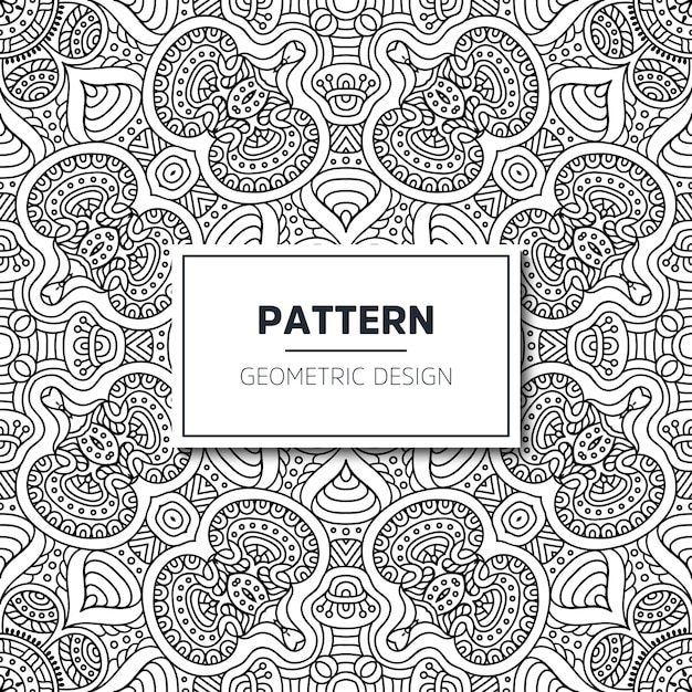 Seamless ethnic and tribal pattern