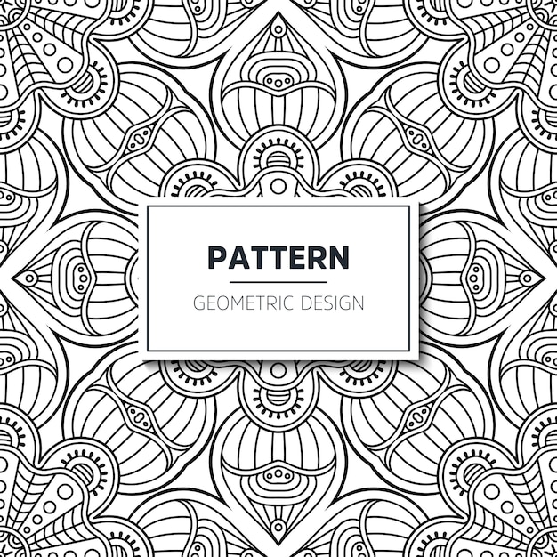 Seamless ethnic and tribal pattern