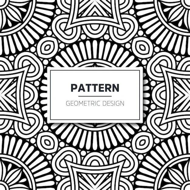 Seamless ethnic and tribal pattern