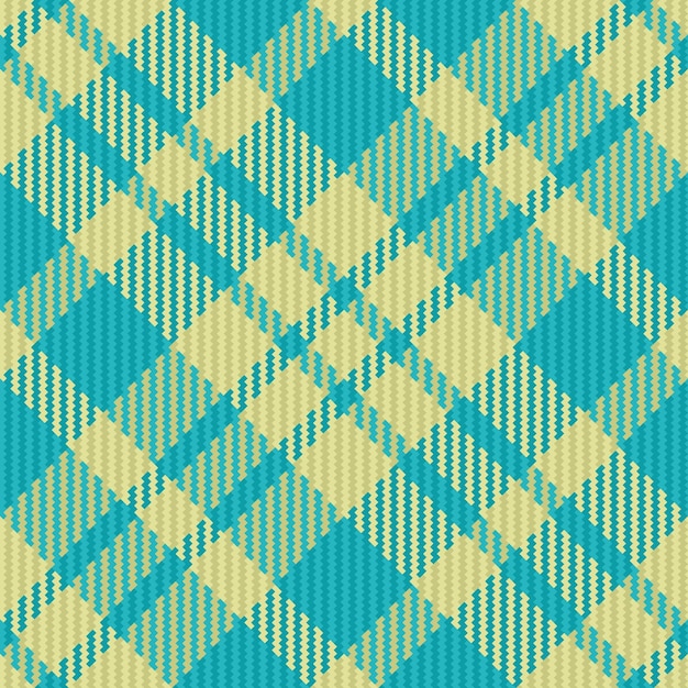 Seamless fabric pattern Plaid tartan texture Vector background textile check