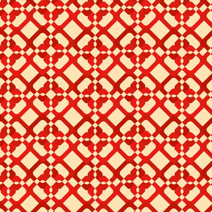 Vector a seamless fabric pattern with unique design 