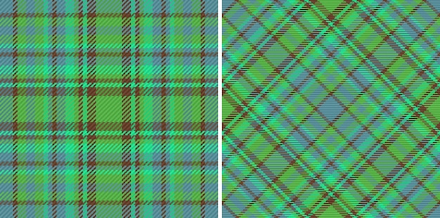 Seamless fabric plaid Background texture tartan Check vector textile pattern