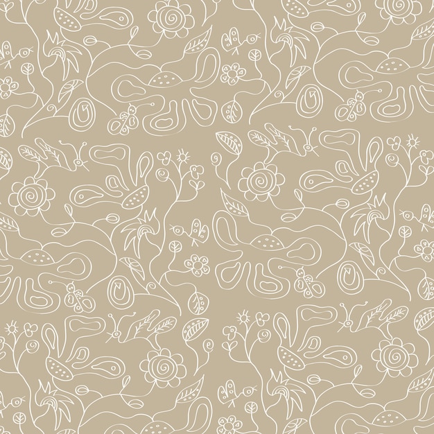 seamless floral background