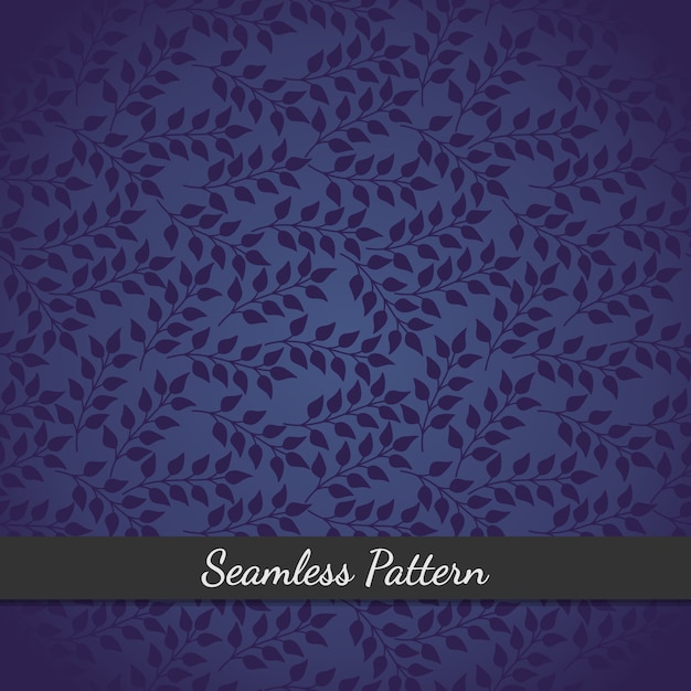 Vector seamless floral pattern background