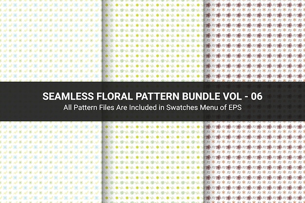 Seamless floral pattern bundle vol - 06