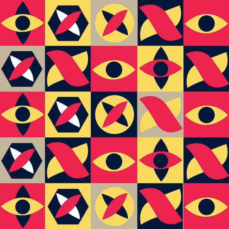Vector seamless floral pattern collection illustration