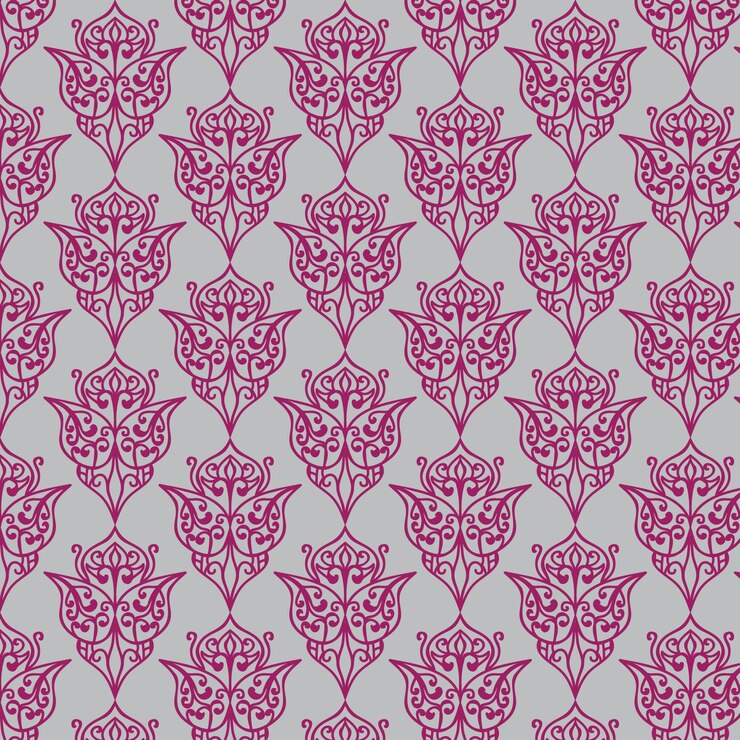 Vector seamless floral pattern design background