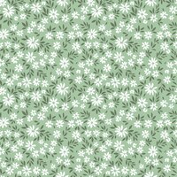 Seamless floral pattern for design small white flowers light green background floral print