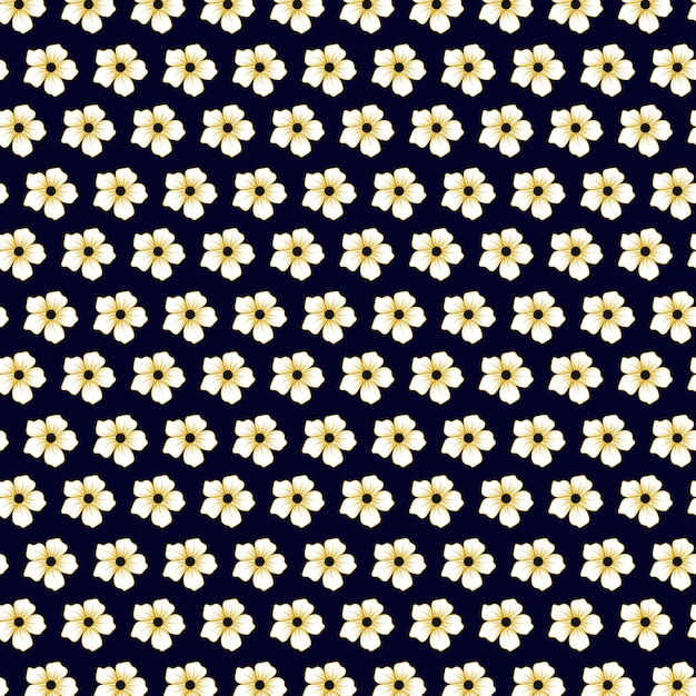 Seamless floral pattern design template